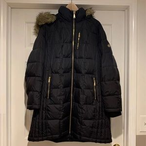 Black Michael Kors Parka